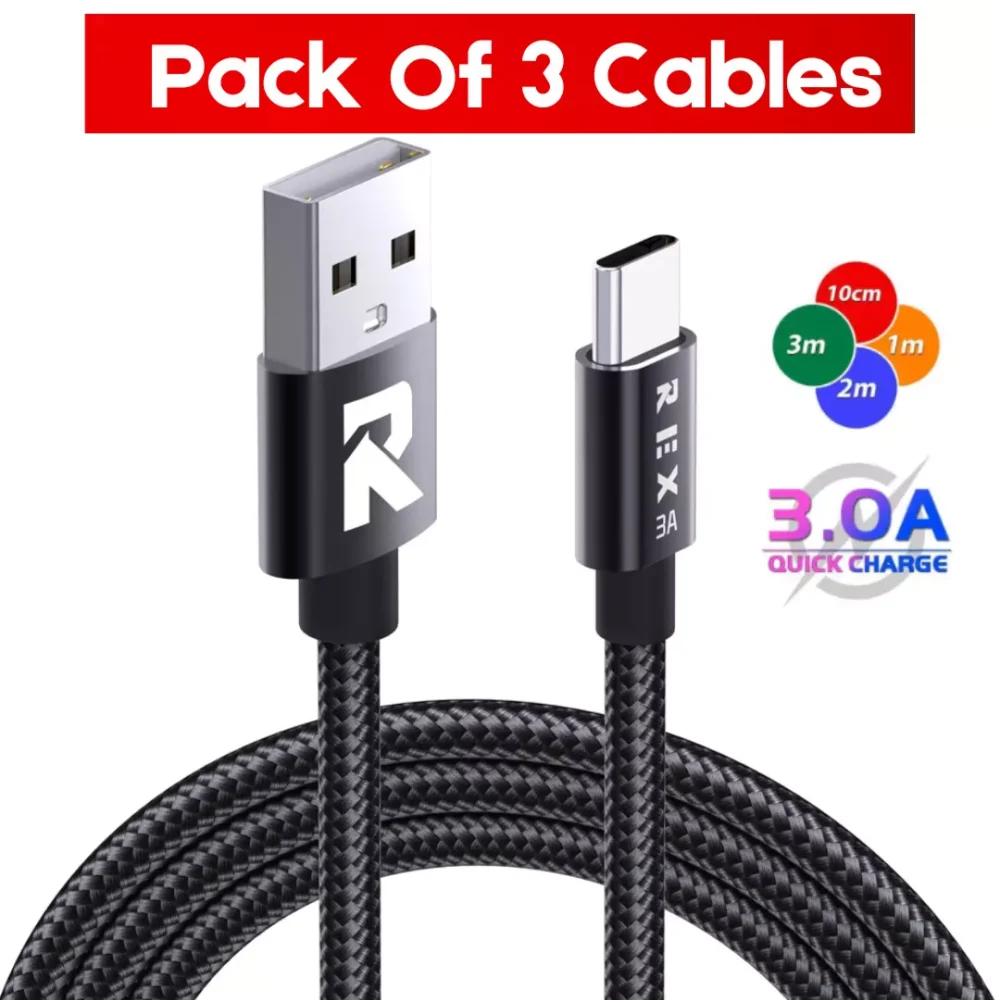 Have one to sell? Sell it yourself USB A to Type C Fast Charger Cable 3A For Samsung Mobile Phone Lead USB C Cable - Image 3